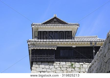 Taiko Turret Of Matsuyama Castle In Ehime, Japan