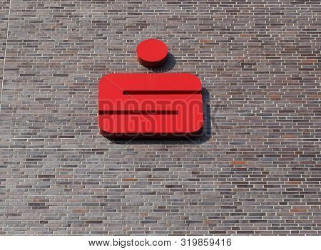 Dueren - Aug 2019: Sparkasse Sign