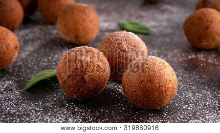 Tasty Cottage Cheese Donuts With Sugar Powder