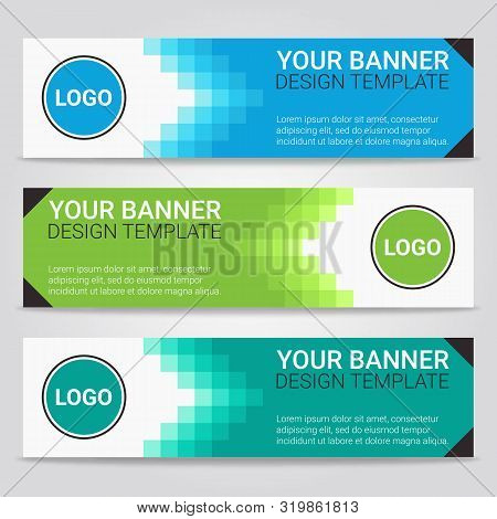 Abstract Beautiful Banner Template Background, Vector Illustration ,design For Business Presentation
