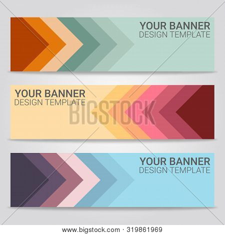 Abstract Beautiful Banner Template Background, Vector Illustration ,design For Business Presentation