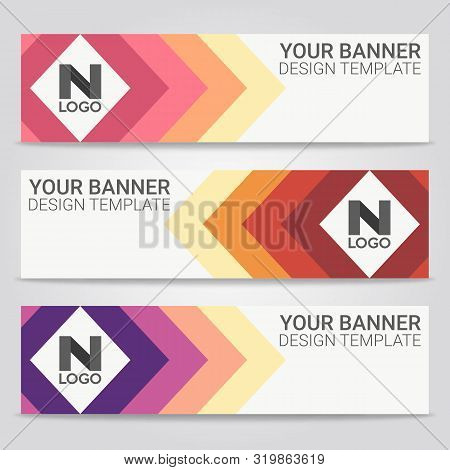 Abstract Beautiful Banner Template Background, Vector Illustration ,design For Business Presentation