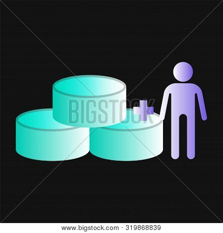 Data Warehouse Icon Logo Design. Vector Illustration