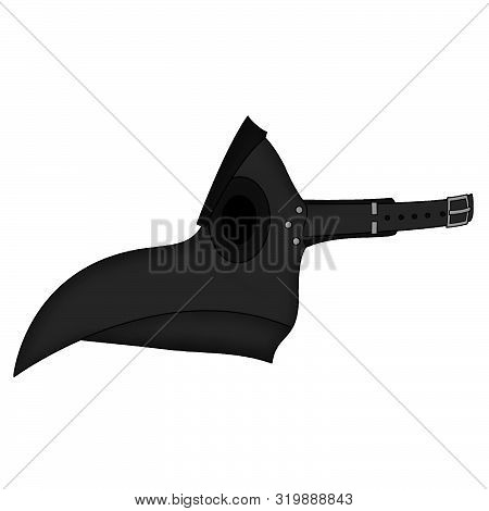 Mask Black Crow Devil Clown Belt Silent