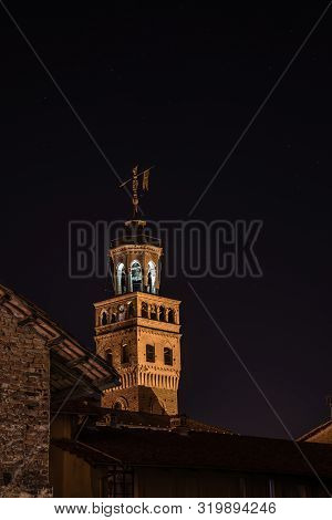 Saluzzo, A Beautiful Village In The Province Of Cuneo, Piedmont, Italy