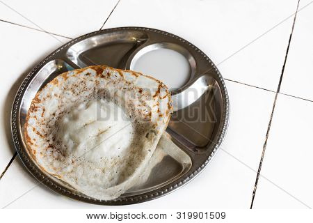 Apom Or Apam, Traditional Sweet Malaysia Food Of Indian Origin