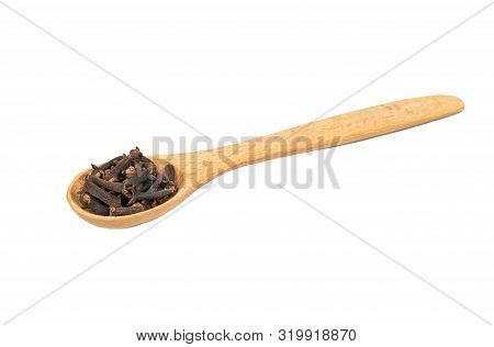 Dry Cloves In Spoon
