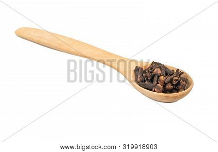 Dry Cloves In Spoon