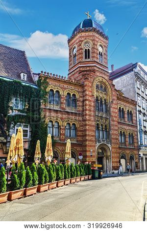 Vienna, Austria - August 28, 2019: Holy Trinity Cathedral, The Orthodox Church Of The Austrian Metro