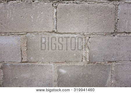 Close Up Concrete Of Brick Wall Teksture