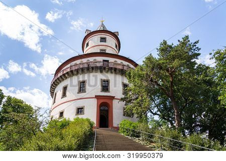Hunting Chateau Humprecht Surrounded By A Wood Park, Formerly A Game Reserve, Sobotka, Czech Republi