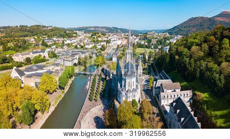 Sanctuary Of Our Lady Of Lourdes Is A Roman Catholic Church In Lourdes Town In France
