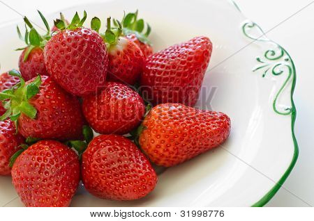 fresas frescas de verano