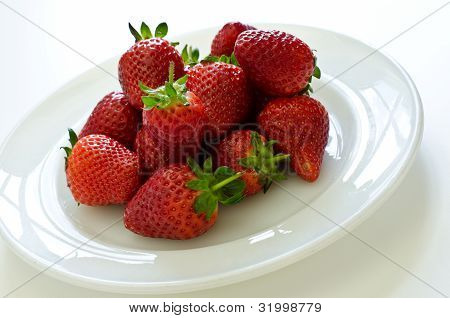 fresas frescas de verano