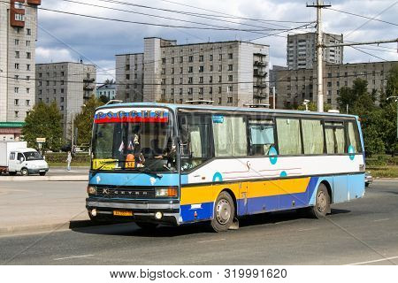 Perm, Russia - September 17, 2009: Urban Bus Setra S213ul In The City Street.