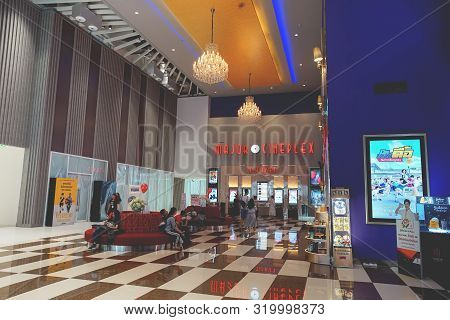 Bangkok, Thailand - August 31, 2019: The Biggest Brand Of Movie Theater In Thailand Major Cineplex. 