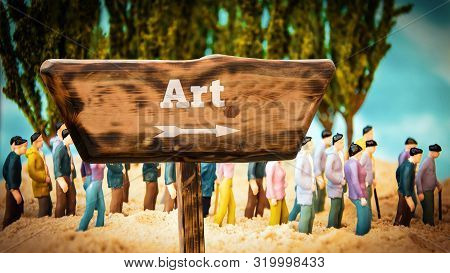 Street Sign To Art