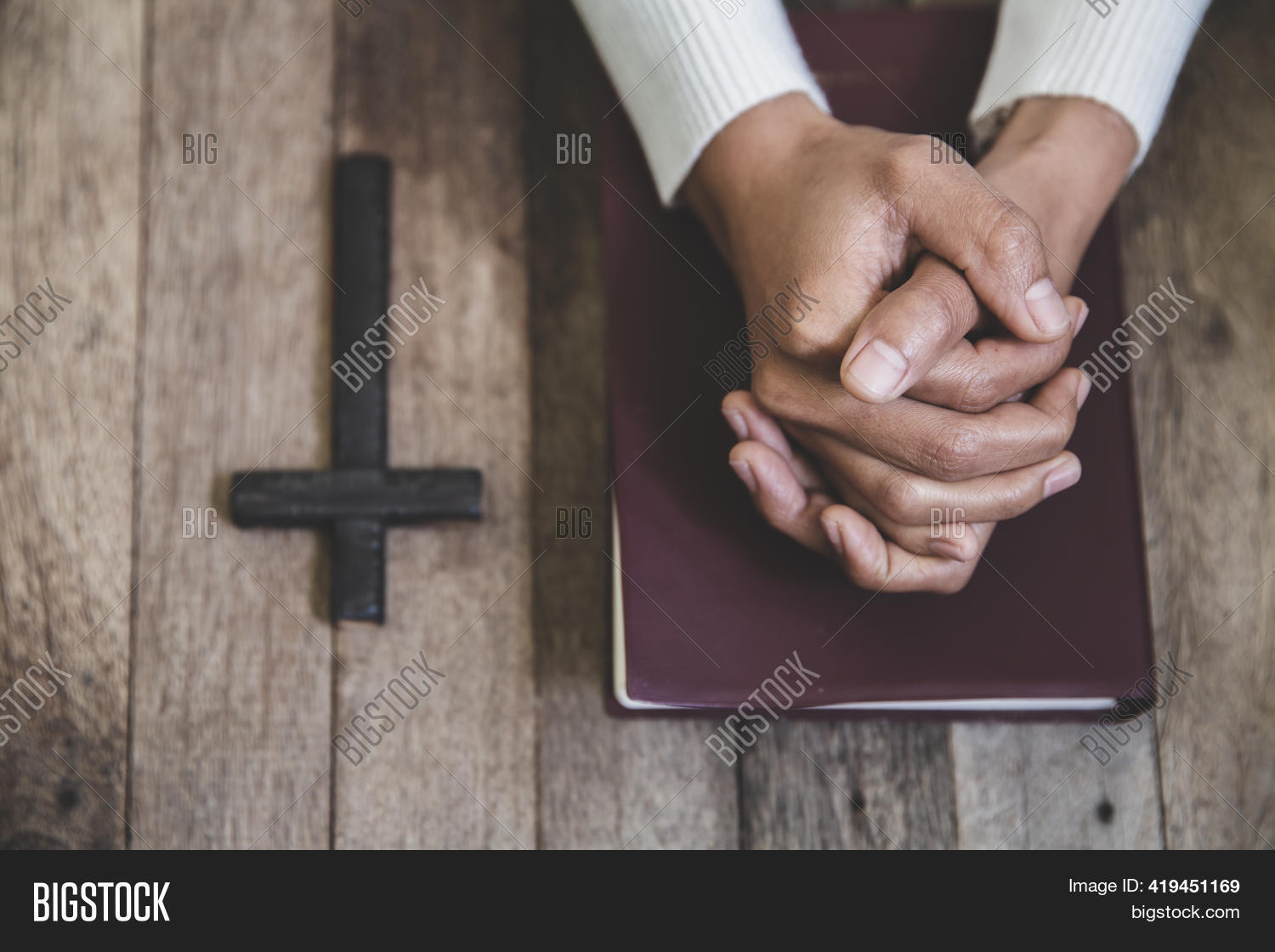Hands Folded Prayer Image & Photo (Free Trial) Bigstock