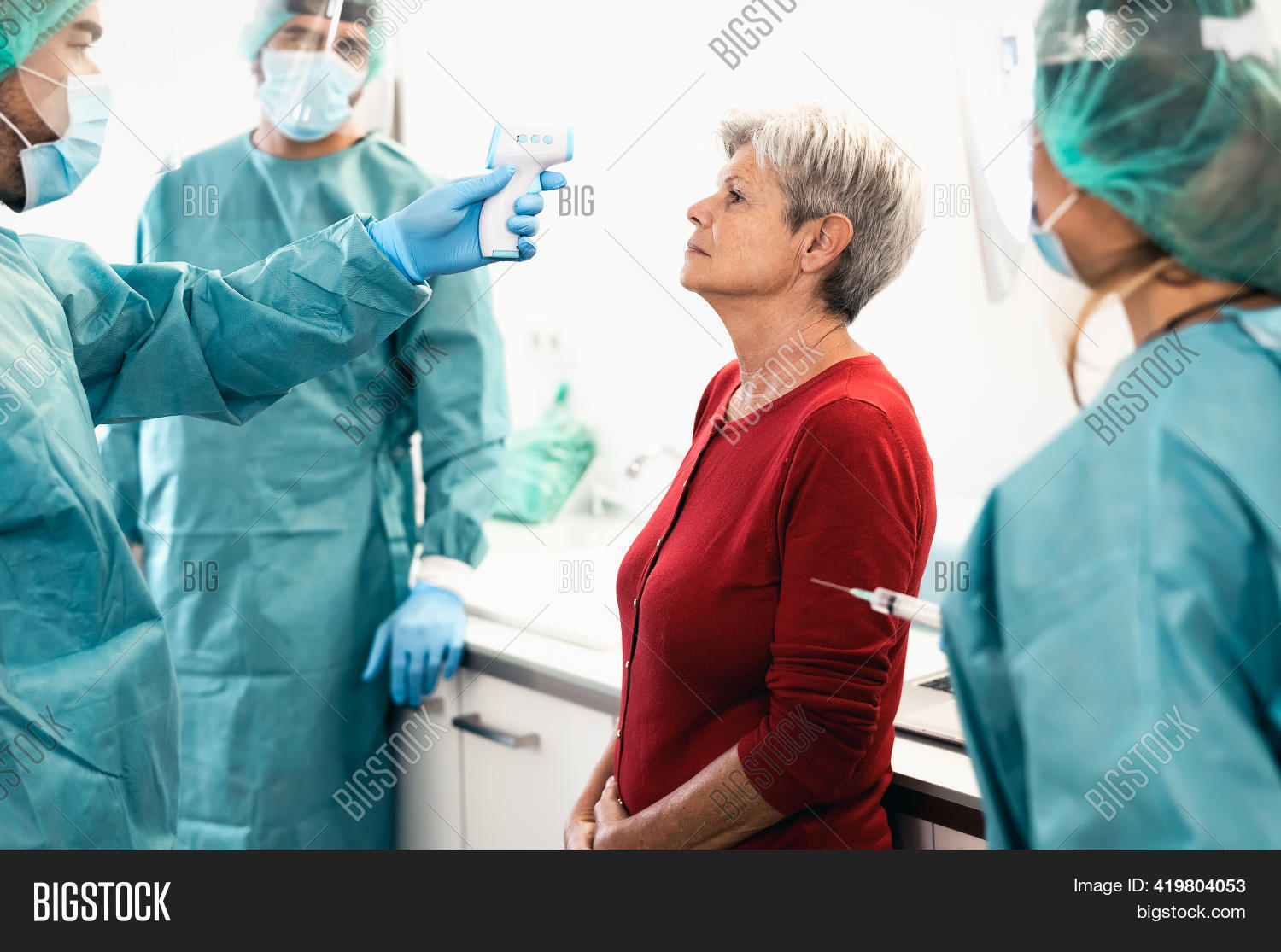 Doctor Measuring Image &amp; Photo (Free Trial) | Bigstock