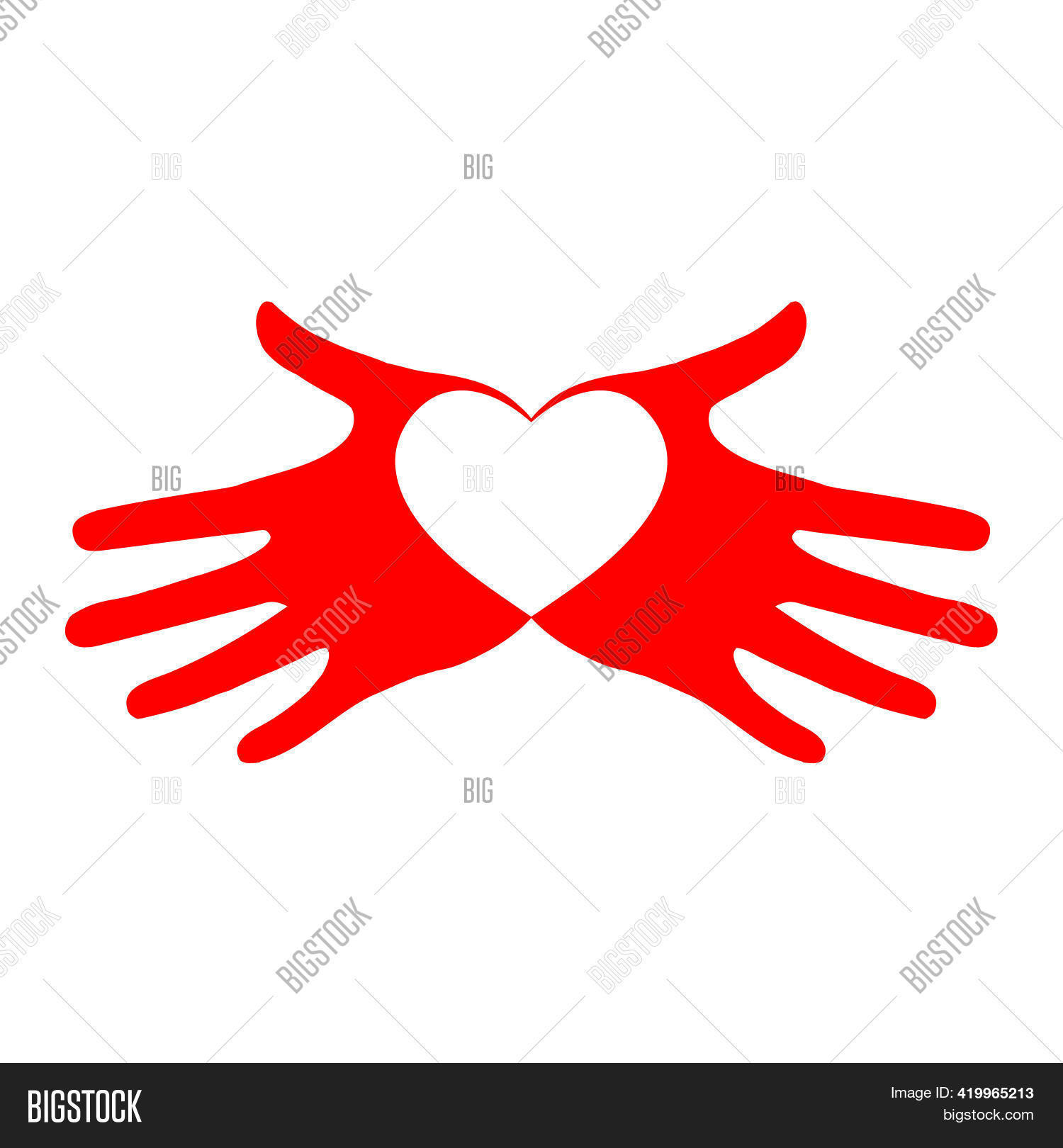 Heart Palms Your Hands Image &amp; Photo (Free Trial) | Bigstock