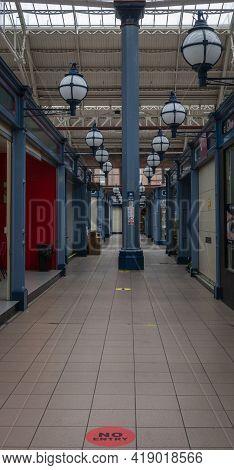 Carlisle, Cumbria, Uk, August 2020 - Carlisle Market Interior, Carlisle, Cumbria, Uk