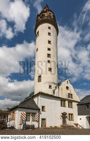 Medieval Hoechster Castle In Frankfurt Hoechst, Germany