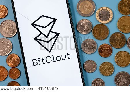 Kazan, Russia - May 2, 2021: Bitclout Is A Crypto Social Network That Allows You To Speculate On Peo