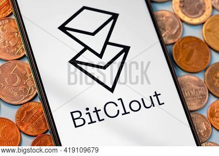 Kazan, Russia - May 2, 2021: Bitclout Is A Crypto Social Network That Allows You To Speculate On Peo
