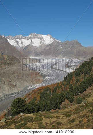 Meraviglioso ghiacciaio dell'Aletsch