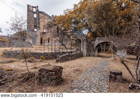 Fasil Ghebbi, Royal Castle In Gondar, Ethiopia