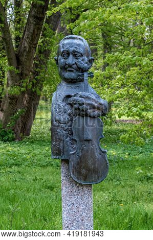 Straznice, Czech Republic - May 1, 2021, Jozka Kubik, Famous First Violinist Of Dulcimer Music From 