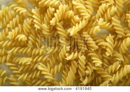 italienischen spiralförmig Pasta Textur