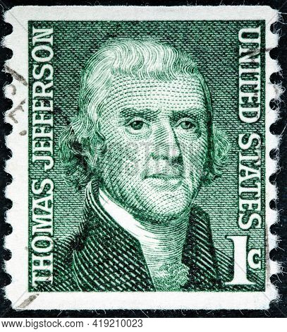 United States Of America - Circa 1968: A Used Postage Stamp From The United States Of America Dedica