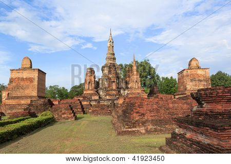 Sukhothai historický Park, staré město