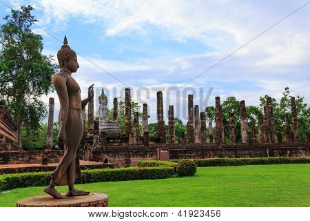 Sukhothai historický Park, staré město