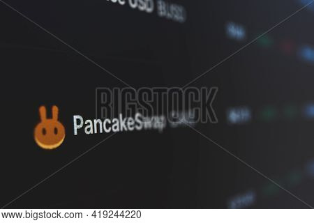 Pancakeswap On Cryptocurrency Exchange Market . A Cryptocurrency Is A Digital Or Virtual Currency Th
