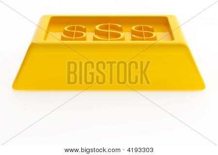 Lingotes de ouro brilhante