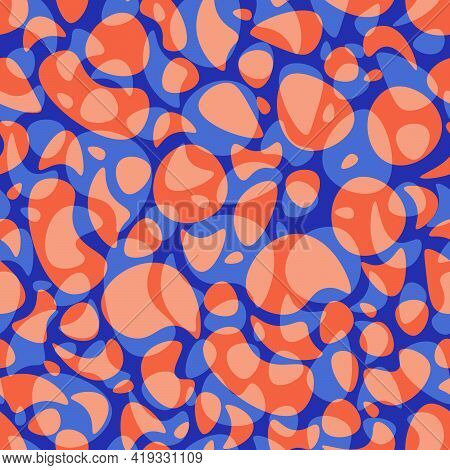Abstract Background With Translucent Flowing Shapeless Liqued Drops