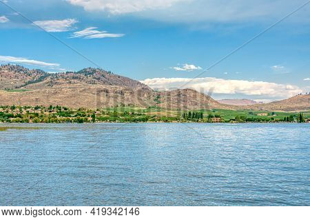Beautiful View In Okanagan Valley Over Osoyoos Lake