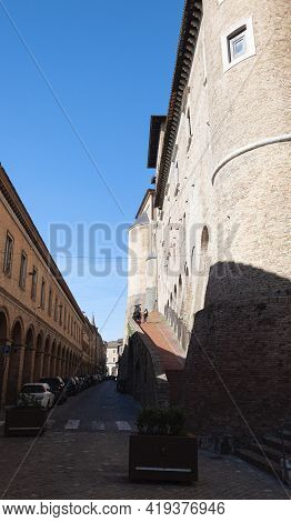 Urbino, In The Marche Region Of Italy