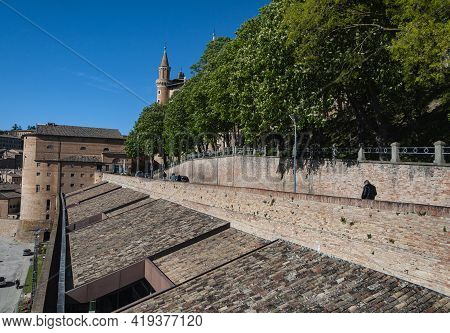 Urbino, In The Marche Region Of Italy