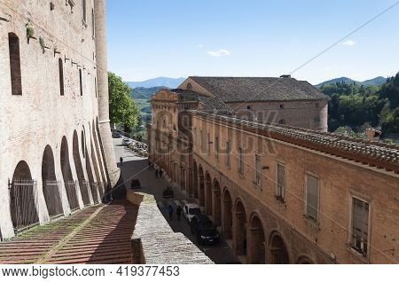 Urbino, In The Marche Region Of Italy