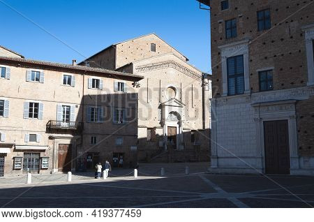 Urbino, In The Marche Region Of Italy