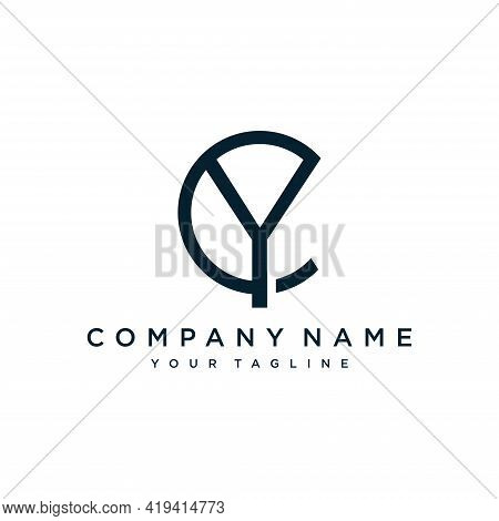 Yc Or Cy Logo. Company Logo. Monogram Design. Letters Y And C.