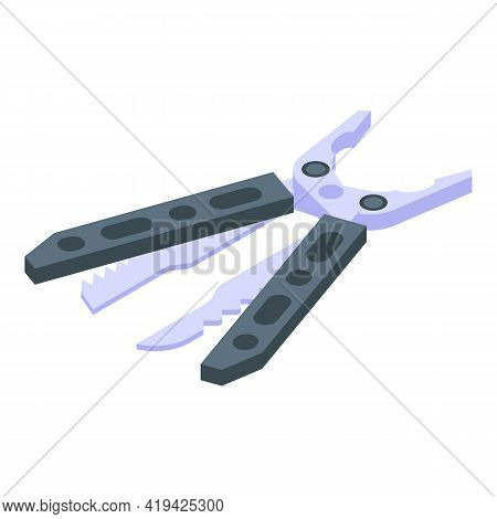 Penknife Icon. Isometric Of Penknife Vector Icon For Web Design Isolated On White Background