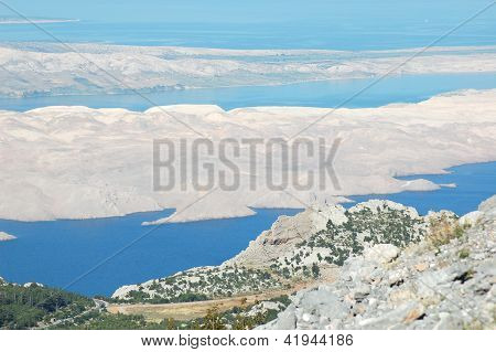 Taşlı Pag Island Hırvatistan görüntüleyin