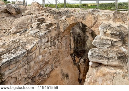 The Excavations Of The Entrance Of The Economic Cave - Columbarium - A Dovecote Near The Excavations