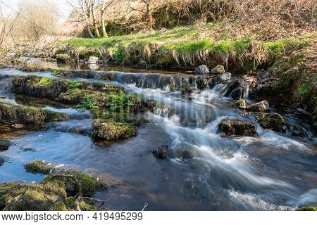 Robbers Bridge In Exmoor National Park