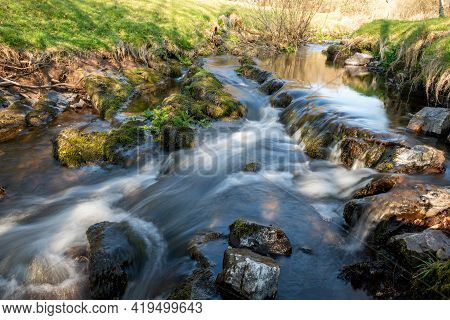 Robbers Bridge In Exmoor National Park