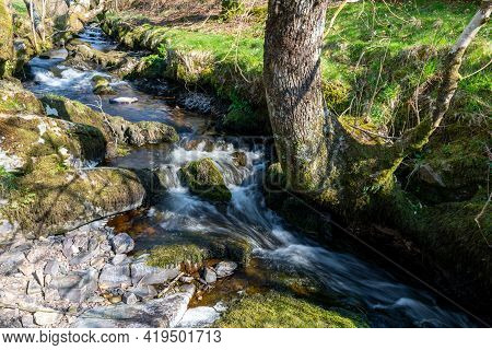 Robbers Bridge In Exmoor National Park